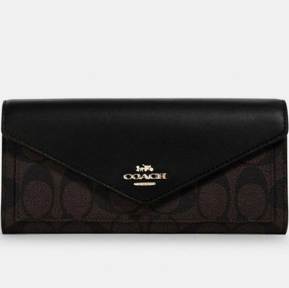 slim envelope wallet coach